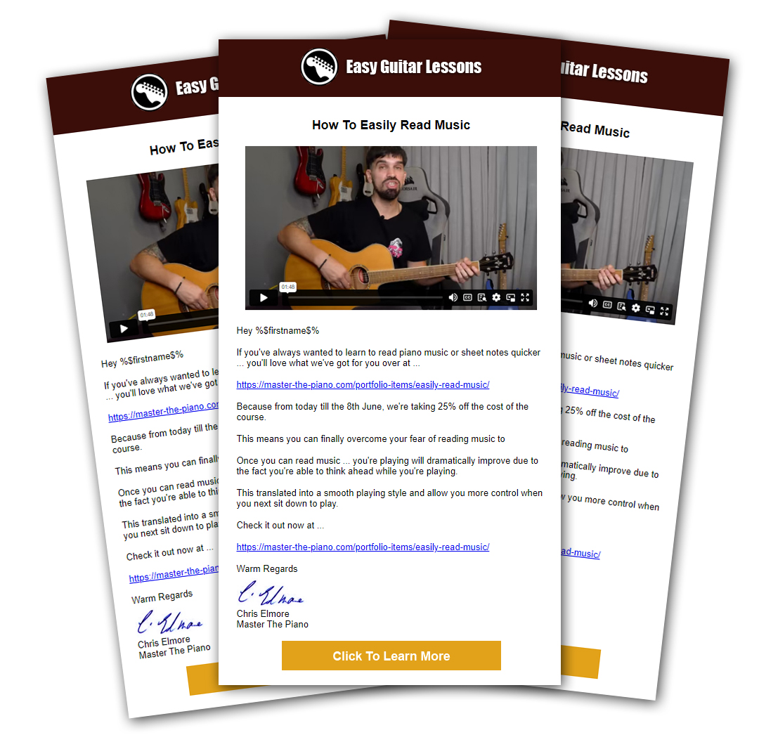 Free Guitar Newsletter